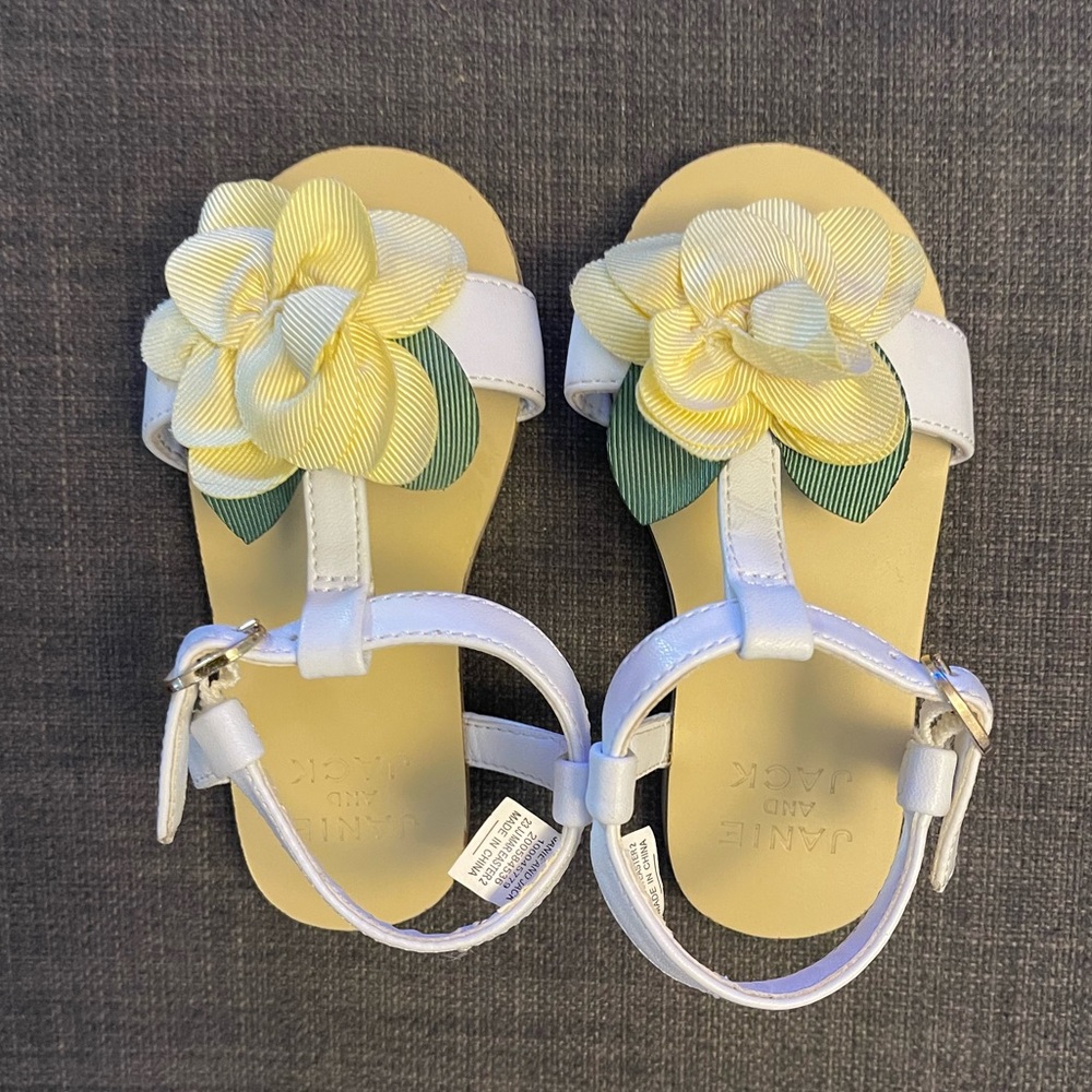 Janie and Jack Flower Sandal